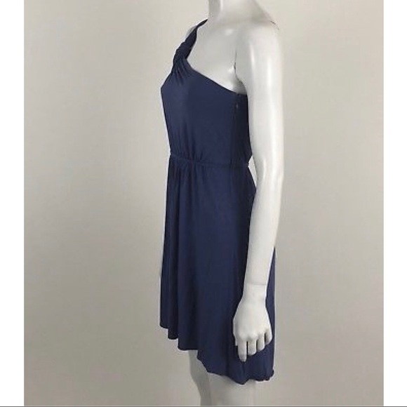 BCBGeneration Size 2 Purple One Shoulder Dress - Picture 3 of 6